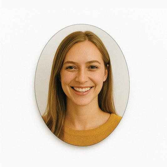 Oval Shape Fridge Magnet