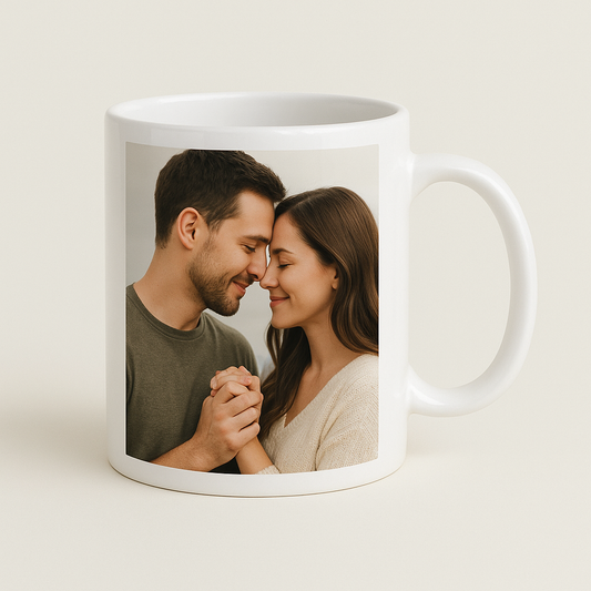 White Photo Mug